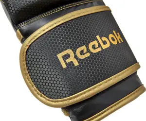 Боксерські рукавиці Reebok Boxing Gloves чорний, золотистий Чол 10 унцій купити
