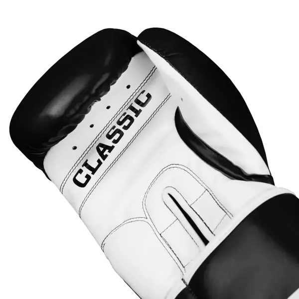 Боксерские перчатки TITLE Classic Pro Style 3.0 Black/White 14 oz (капа в комплекте) купить недорого в Украине, фото 5