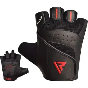 Рукавички для фітнесу RDX S2 Leather Black L купити