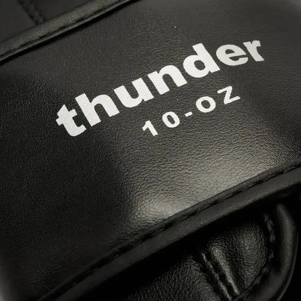 Боксерські рукавиці Leone GN383 THUNDER Blue 8 унцій (капу в комплекті) купити недорого в Україні, фото 9