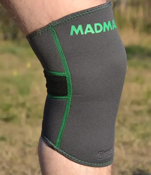 Наколінник MadMax MFA-294 Zahoprene Knee Support Dark Grey/Green (1шт.) M купити недорого в Україні, фото 5