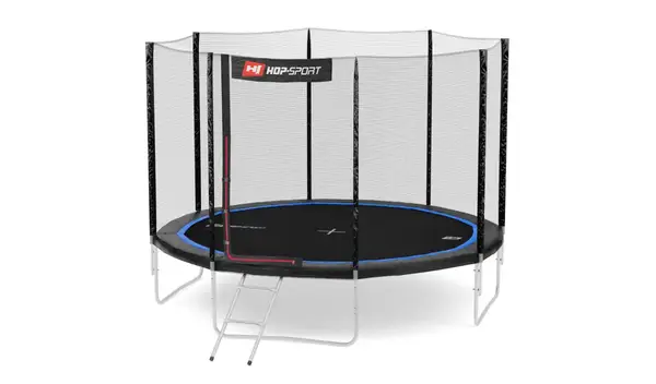 Батут Hop-Sport 12ft (366см) черно-синий с наружной сеткой купить недорого в Украине, фото 4