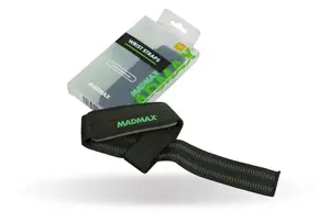 Лямки для тяги MadMax MFA-269 Non slide & slip wrist straps Black купити