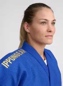 Синее лицензионное кимоно для дзюдо IPPON GEAR LEGEND 2, IJF (approved 2023) Women (для женщин), 180см купить