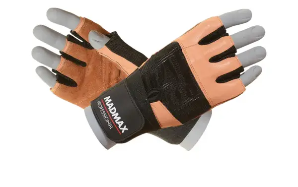 Рукавички для фітнесу MadMax MFG-269 Professional Brown M купити