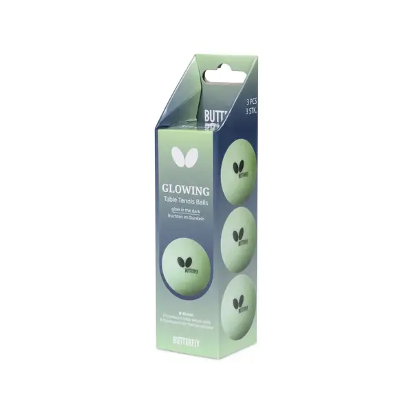 М'ячі для настільного тенісу Butterly Glowing Balls 3 шт (7011950340) купити недорого в Україні, фото 2