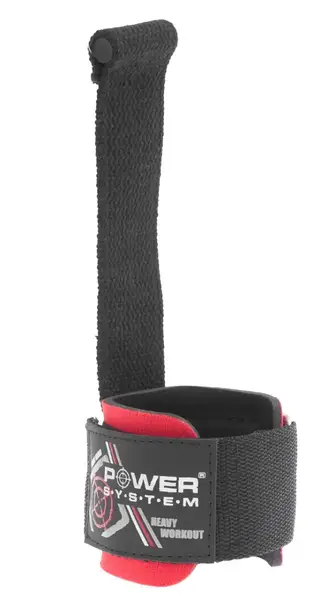 Лямки для тяги з валіком Power System PS-3350 Power Pin Black/Red купити недорого в Україні, фото 2