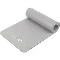 Коврик (мат) для йоги и фитнеса Gymtek NBR 1,5 см светло-серый купить