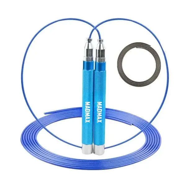 Скакалка скоростная на алюминиевая подшипниках MadMax MFA-286 Speed jump rope Blue купить