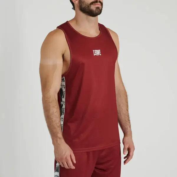 Майка боксерська Leone Iconic Бордовий XL купити