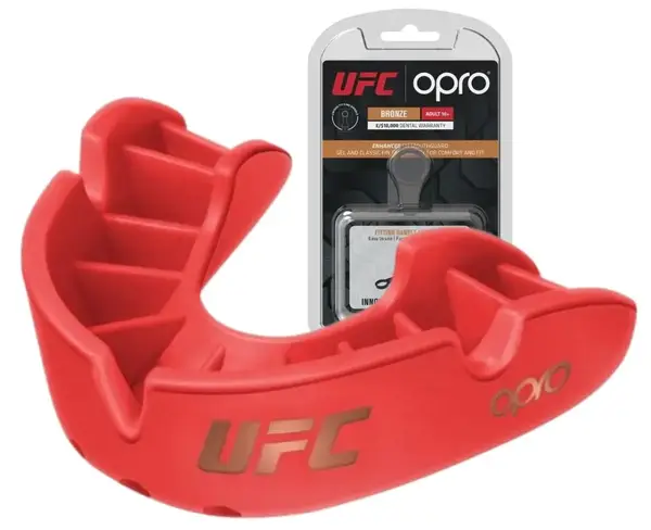 Капа OPRO Bronze UFC доросла (вік 11+) Red (ufc.102512002) купити
