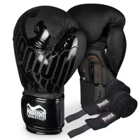 Боксерские перчатки Phantom Germany Eagle Black 14 унций (Бинты 4м. в подарок) купить