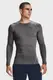 Лонгслів UA HG Armour Comp LS темно-сірий Чол L купити недорого в Україні, фото 23126