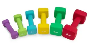 Набор гантелей неопреновых квадратных Hop-Sport HS-V010DS 2х1 кг купить