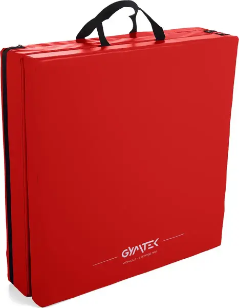 Мат гімнастичний твердий Gymtek 5 см червоний купити недорого в Україні, фото 9