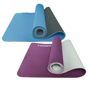 Коврик спортивный Toorx Yoga Professional TPE 183 х 60 х 0,6 см для йоги и фитнеса Burgundi/Perla (MAT-184) купить