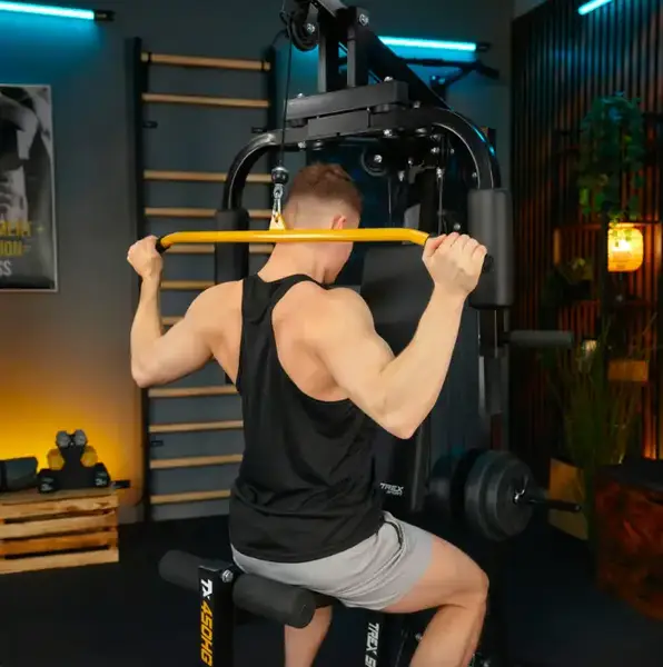 Силова фітнес станція Trex Sport TX-450HG з верхньою та нижньою тягою купити недорого в Україні, фото 7