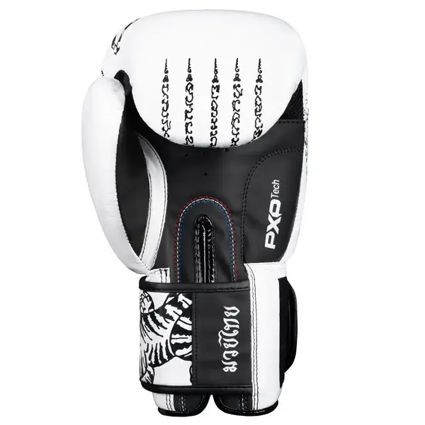 Боксерские перчатки Phantom Muay Thai White 14 унций (бинты в подарок) купить недорого в Украине, фото 4