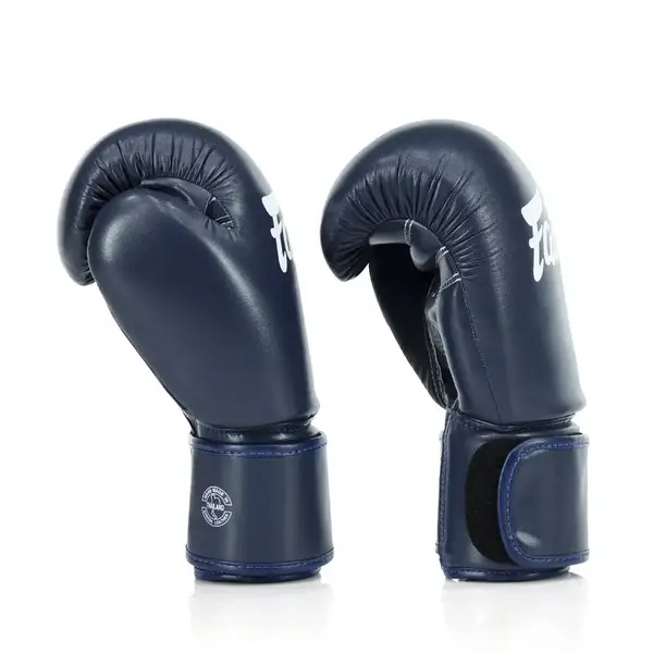 Боксерские перчатки Fairtex BGV27 Blue 12 унций (бинты в комплекте) купить недорого в Украине, фото 4