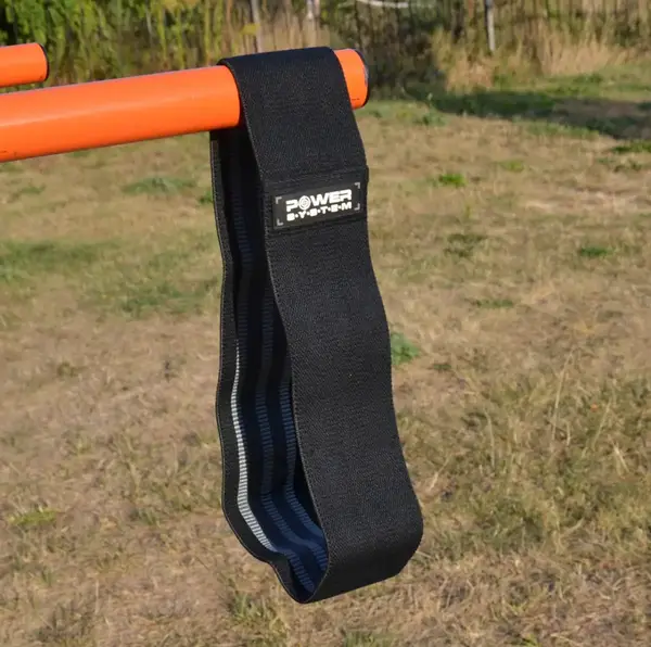 Тканевая резинка для фитнеса и спорта Power System PS-4093 Booty Band LVL 3 Black/Grey (d_94 см. 6-12кг.) купить недорого в Украине, фото 9