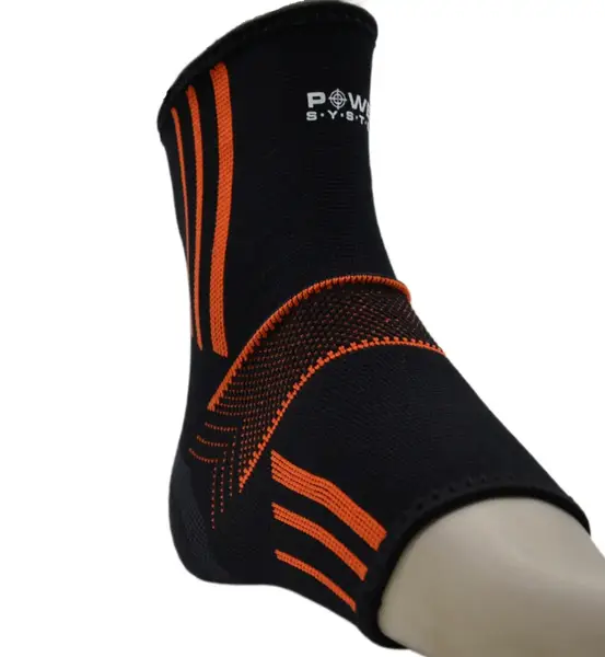 Бандажі на гомілкостоп Power System PS-6022 Ankle Support Evo Black/Orange M (пара) купити недорого в Україні, фото 4