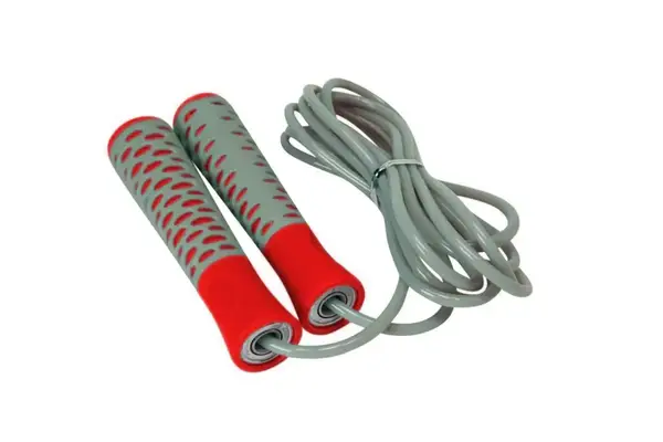 Скакалка PowerPlay 4206 Jump Rope PRO+ Сіро-червона (2,75m.) купити недорого в Україні, фото 2