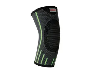 Компрессионный налокотник MadMax MFA-283 3D Compressive elbow support Dark grey/Neon green S купить
