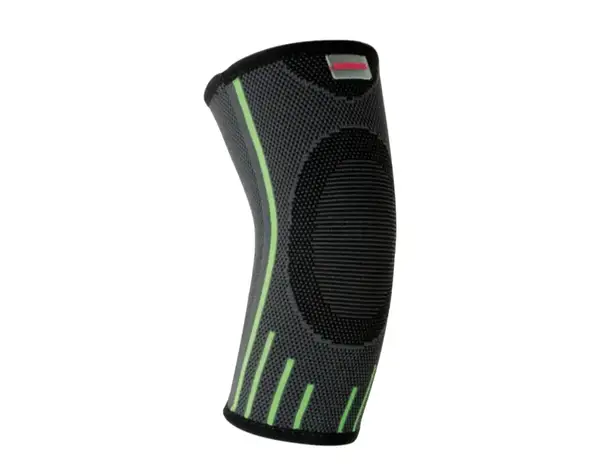 Компрессионный налокотник MadMax MFA-283 3D Compressive elbow support Dark grey/Neon green S купить