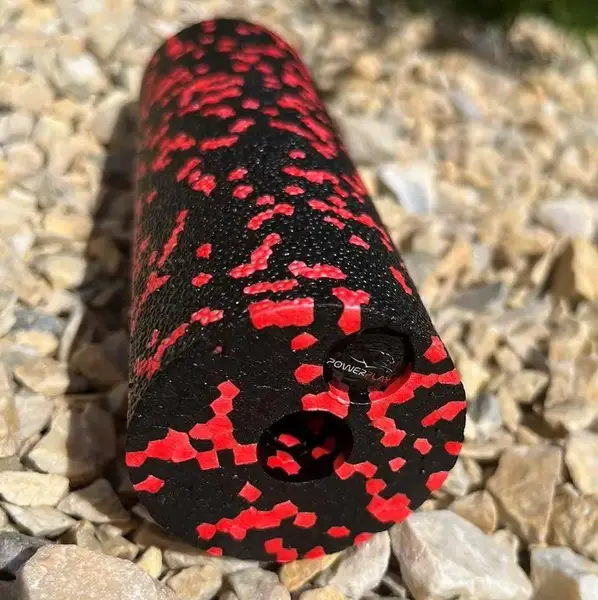 Массажный ролик (роллер) гладкий PowerPlay PP-4346 Mini EPP Foam Roller Черно/Красный (15x5,3см.) купить недорого в Украине, фото 4