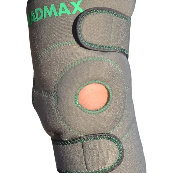 Наколінник MadMax MFA-295 Zahoprene Universal Knee Support Dark Grey/Green (1шт.) купити недорого в Україні, фото 3