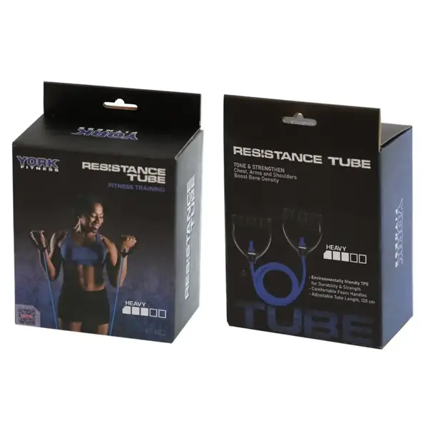 Эспандер трубчатый с ручками York Light, синий купить недорого в Украине, фото 6