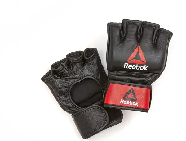 Перчатки для тренинга Reebok MMA Gloves Leather черный, красный Уни XL купить