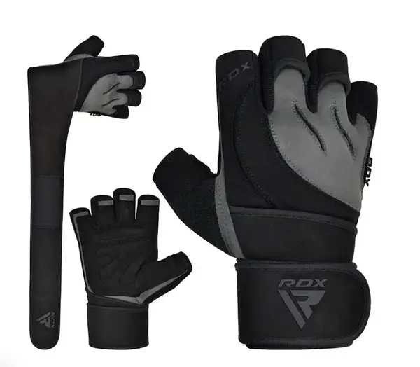 Рукавички для фітнесу RDX L4 Micro Gray/Black XL купити недорого в Україні, фото 2
