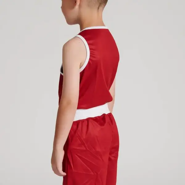 Майка боксерская Leone 2в1 Face Junior XL | Красный|Синий купить недорого в Украине, фото 2