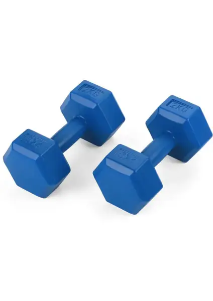 Набір гантелей композитних Gymtek 2х2 кг світло-синій купити