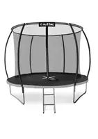 Батут Outtec Premium 12ft (374см) черно-серый с внутренней сеткой купить
