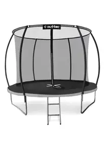 Батут Outtec Premium 12ft (374см) черно-серый с внутренней сеткой купить