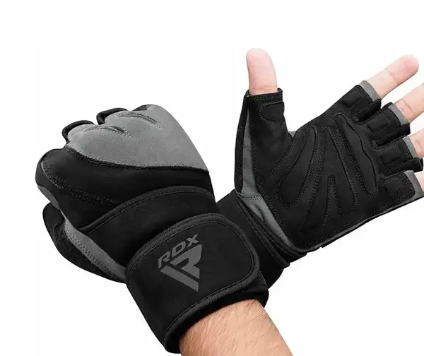 Перчатки для фитнеса RDX L4 Micro Gray/Black M для фитнеса RDX L4 Micro Gray/Black M купить недорого в Украине, фото 5