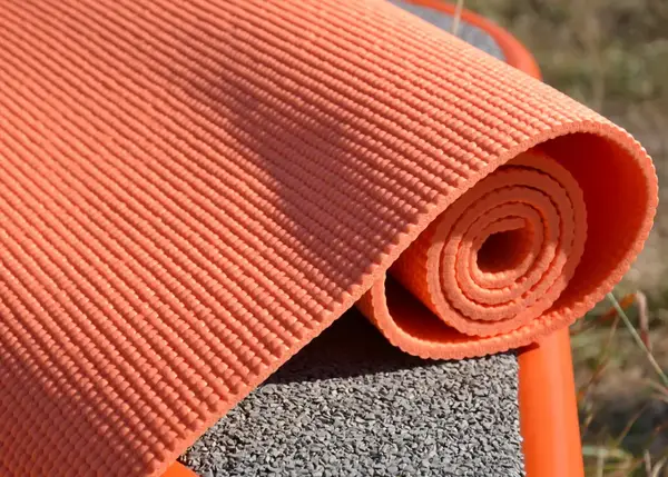 Килимок для йоги та фітнесу Power System PS-4014 PVC Fitness-Yoga Mat Orange (173x61x0.6) купити недорого в Україні, фото 8
