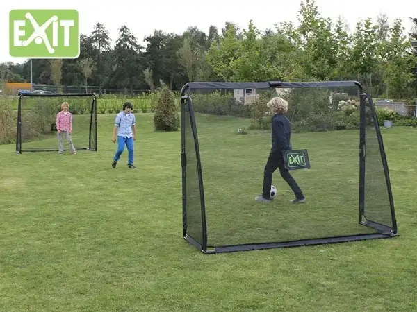 Ворота футбольные EXIT Coppa 220 х 170 см, черные купить недорого в Украине, фото 4