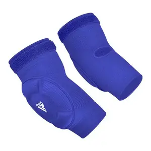 Налокотники спортивные RDX Hosiery Elbow Foam Blue/White L купить