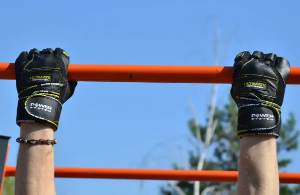 Рукавички для фітнесу Power System PS-2810 Ultimate Motivation Black/Yellow Line XL купити недорого в Україні, фото 9