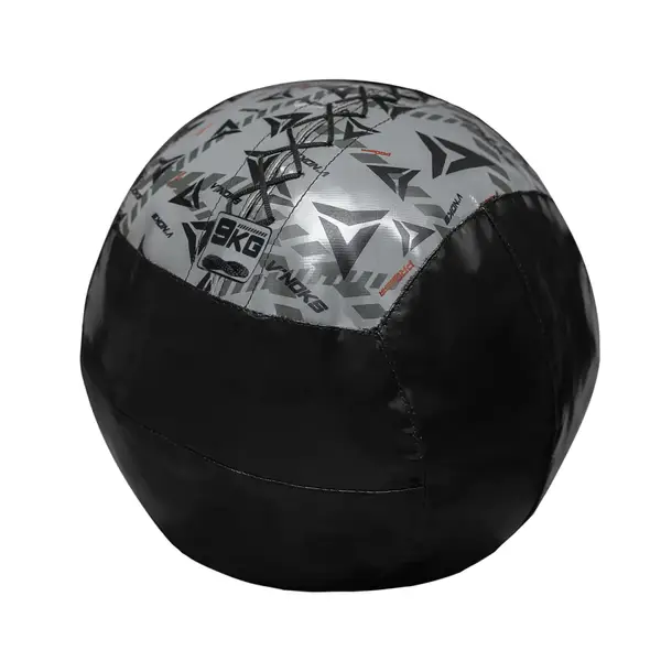 Медицинбол V`Noks 9 кг | Медичний м’яч для тренувань | Чорний купити