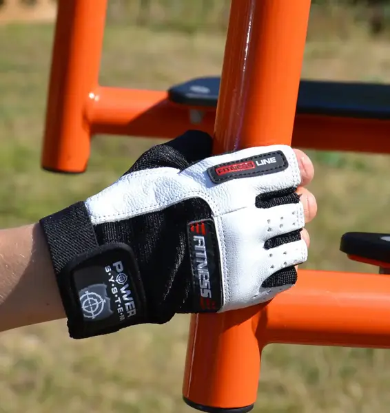 Перчатки для фитнеса Power System PS-2300 Fitness Black/White L купить недорого в Украине, фото 7
