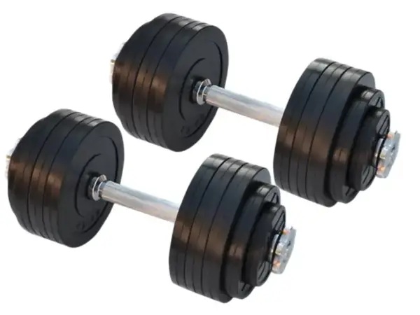 Гантелі набірні обгумовані по 20 кг Rn-Sport (2 шт) купити