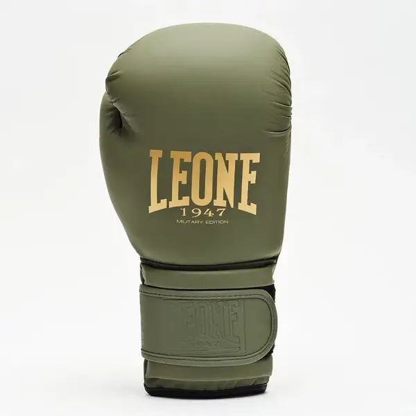 Боксерські рукавиці Leone GN059G MILITARY EDITION Green 14 унцій (капу в комплекті) купити недорого в Україні, фото 3