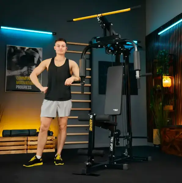 Силова фітнес станція Trex Sport TX-450HG з верхньою та нижньою тягою купити недорого в Україні, фото 9