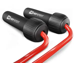 Скакалка с отягощением Hop-Sport HS-F050JR красная купить