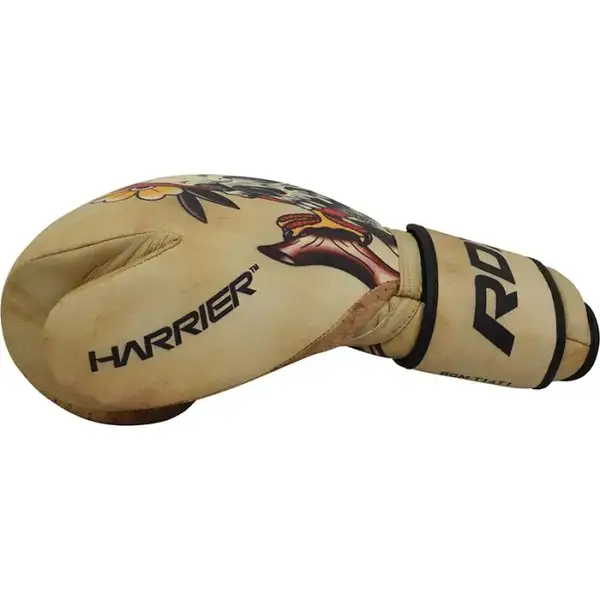 Боксерські рукавиці RDX T14 HARRIER Brown Tattoo 14 ун. купити недорого в Україні, фото 7