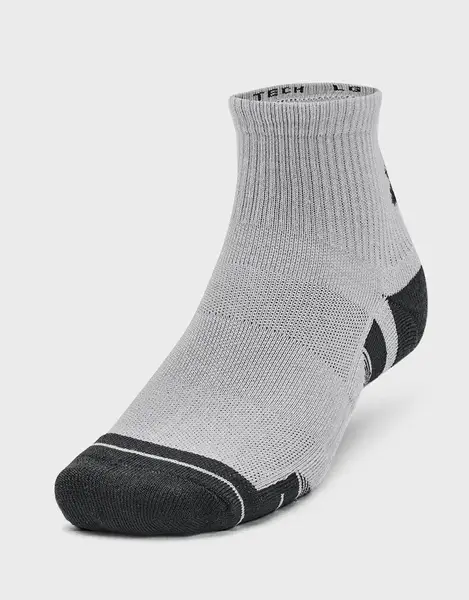 Носки UA Performance Tech 3pk Qtr серый Уни MD купить недорого в Украине, фото 3